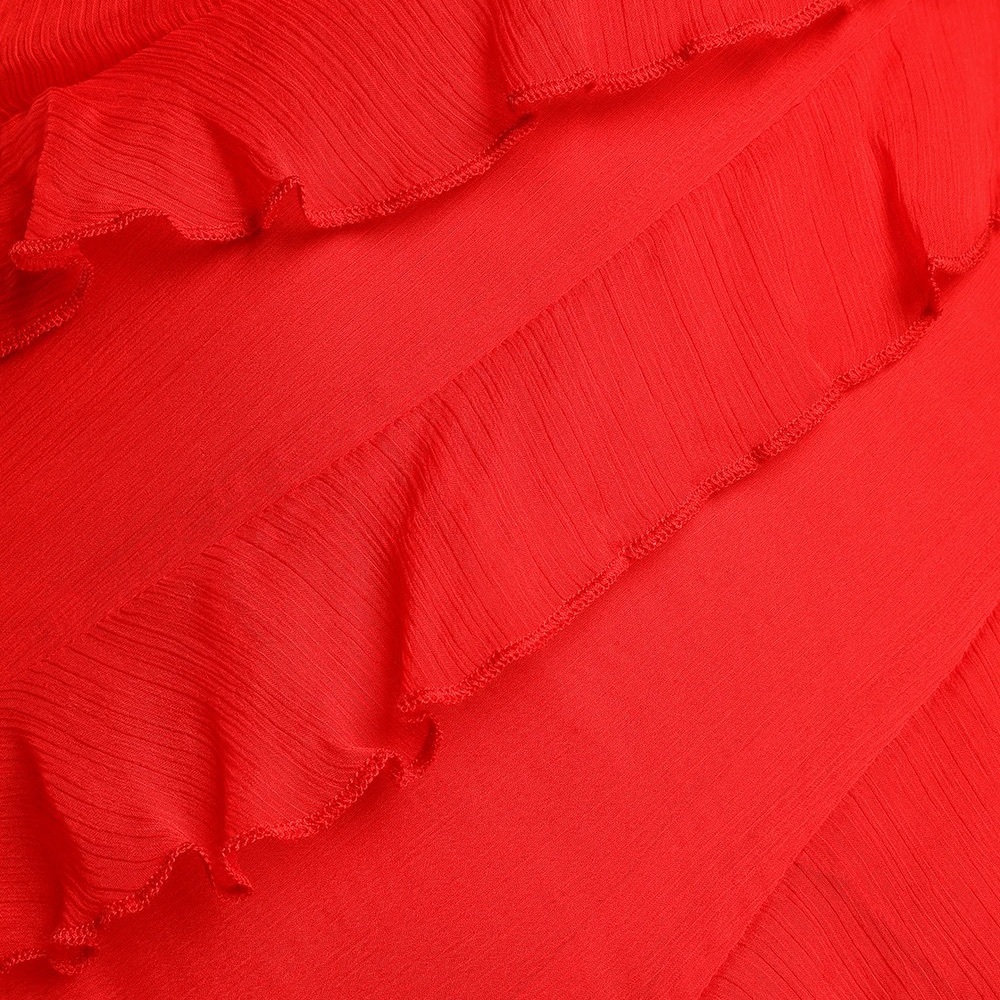 *24 HOUR SALE* Midnight In Madrid Red Ruffle Maxi Dress - Picture 7 of 7